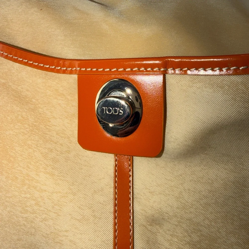 Tod's Cream & Tan Hobo Bag-OFFER 25%OFF